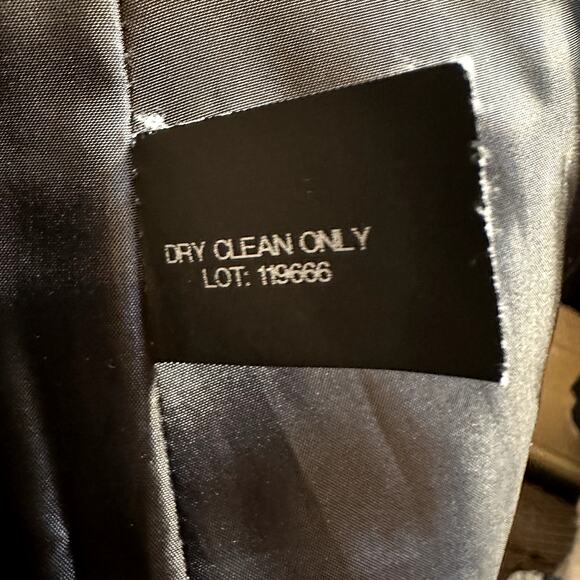 Anne Klein Wool Hooded Coat Womens M Winter Overcoat Warm Cozy Minimalist Office - Picture 13 of 13